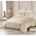 Luxury jacquard quilt bedding comforter set